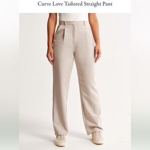 Curve Love Tailored Straight Pant - 26 R